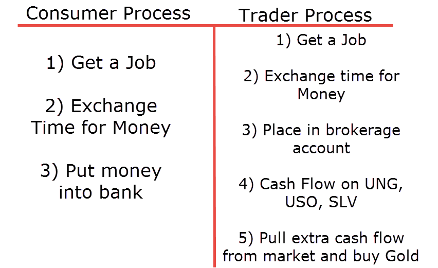 Consumer Process vs. Trader Process.