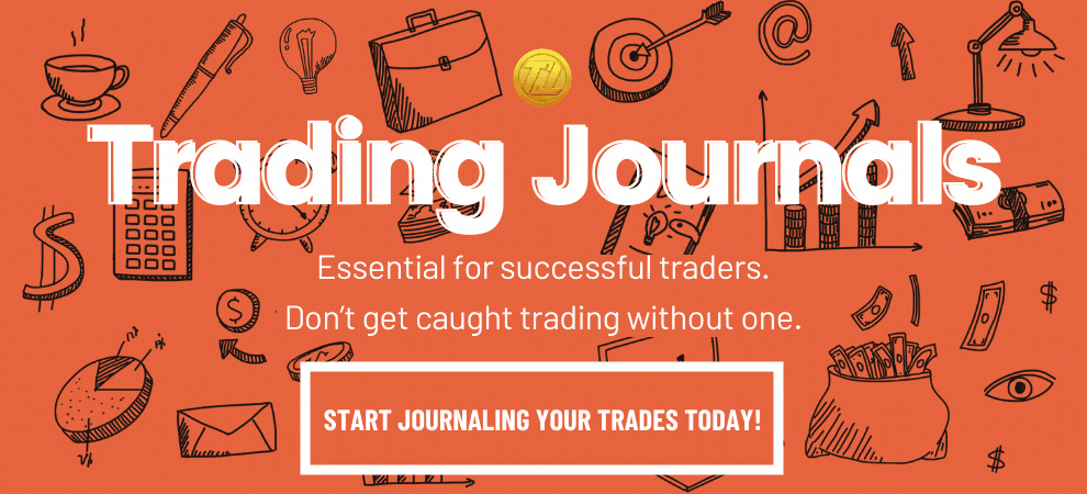Trading Journals are essential for any successful trader. Click on the image to purchase our Trading Journals Bundle at a special price.