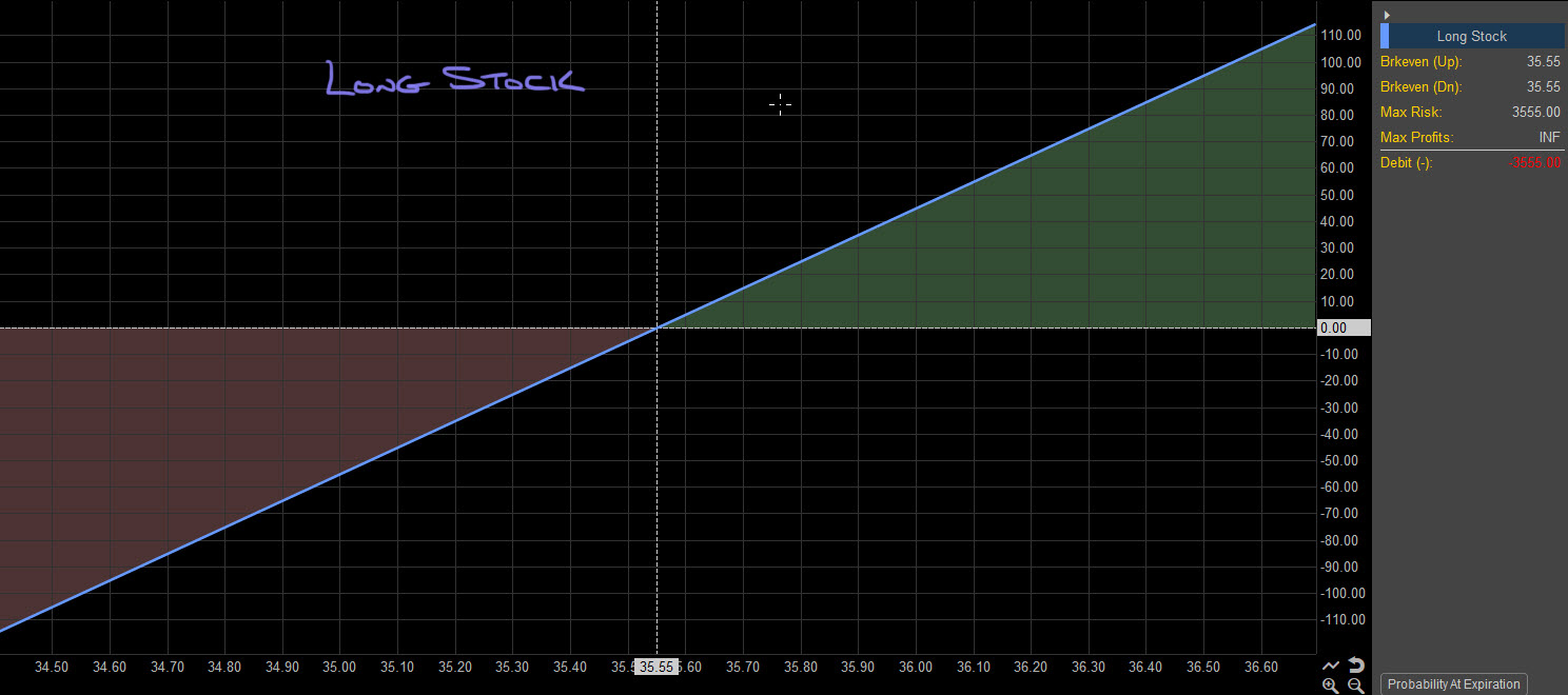 Long stock risk graph