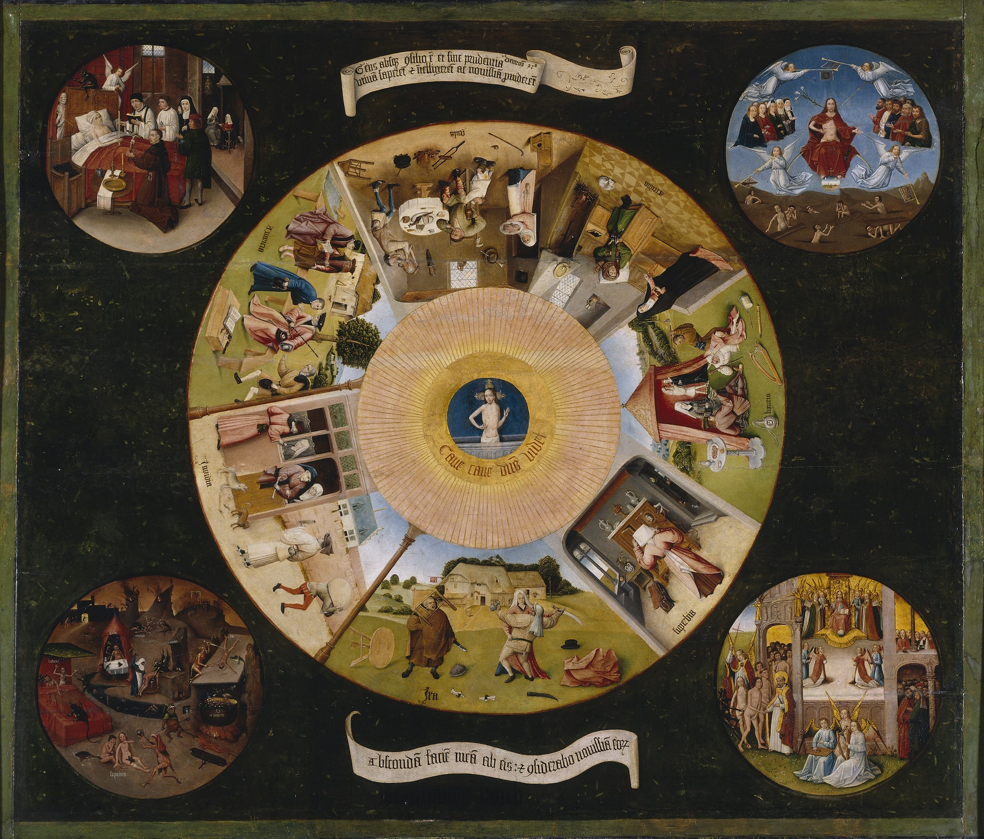 "The Seven Deadly Sins and the Four Last Things" by Hieronymus Bosch. (Source: Wikimedia Commons)