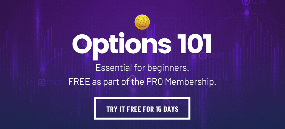 Options 101. Essential for beginners. FREE as part of the PRO Membership. click on the image to try it free for 15 days.