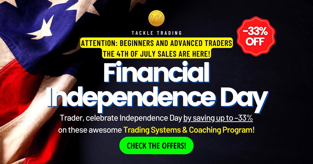 Trader, celebrate Independence Day by saving up to ≠33% on these awesome Trading Systems and Coaching Program!